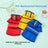 Four leg waterproof dog raincoat, available in 3 colours, sizes Small to 4XL, image 3