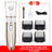 Cordless Dog Hair Clippers with Guide Combs, Low Noise Trimmer Kit