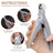 LED Pet Nail Clippers with Anti-Slip Handle and Polishing File