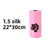 Scented paw print pet waste bag rolls, further angle view