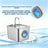 304 Stainless Steel Pet Water Fountain with Faucet Spout and Viewing Window, 2.2L or 3.2L