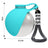 Foldable Stainless Steel Pet Travel Water Bowl with Hanging Rope Hook for Dogs