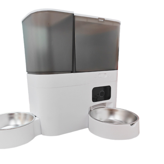Smart 8L Pet Feeder and Water Dispenser with Camera and App Control for Cats and Dogs
