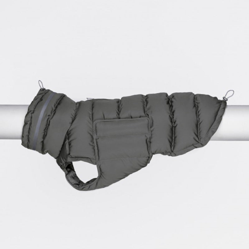 Waterproof padded dog coat with metal buckles, available in 3 colours, image 7