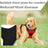 Bright reflective vest dog harness with adjustable straps in orange, view 3