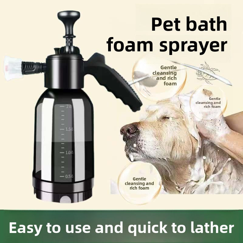 Pet Bath Foam Sprayer Shampoo Dispenser, 500ml or 2L