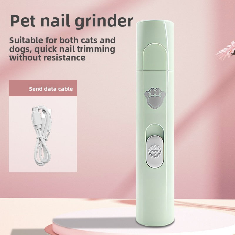 LED Electric Dog Nail Grinder with Multiple Grinding Heads