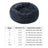 Round plush pet nest bed, photo 12 of 25