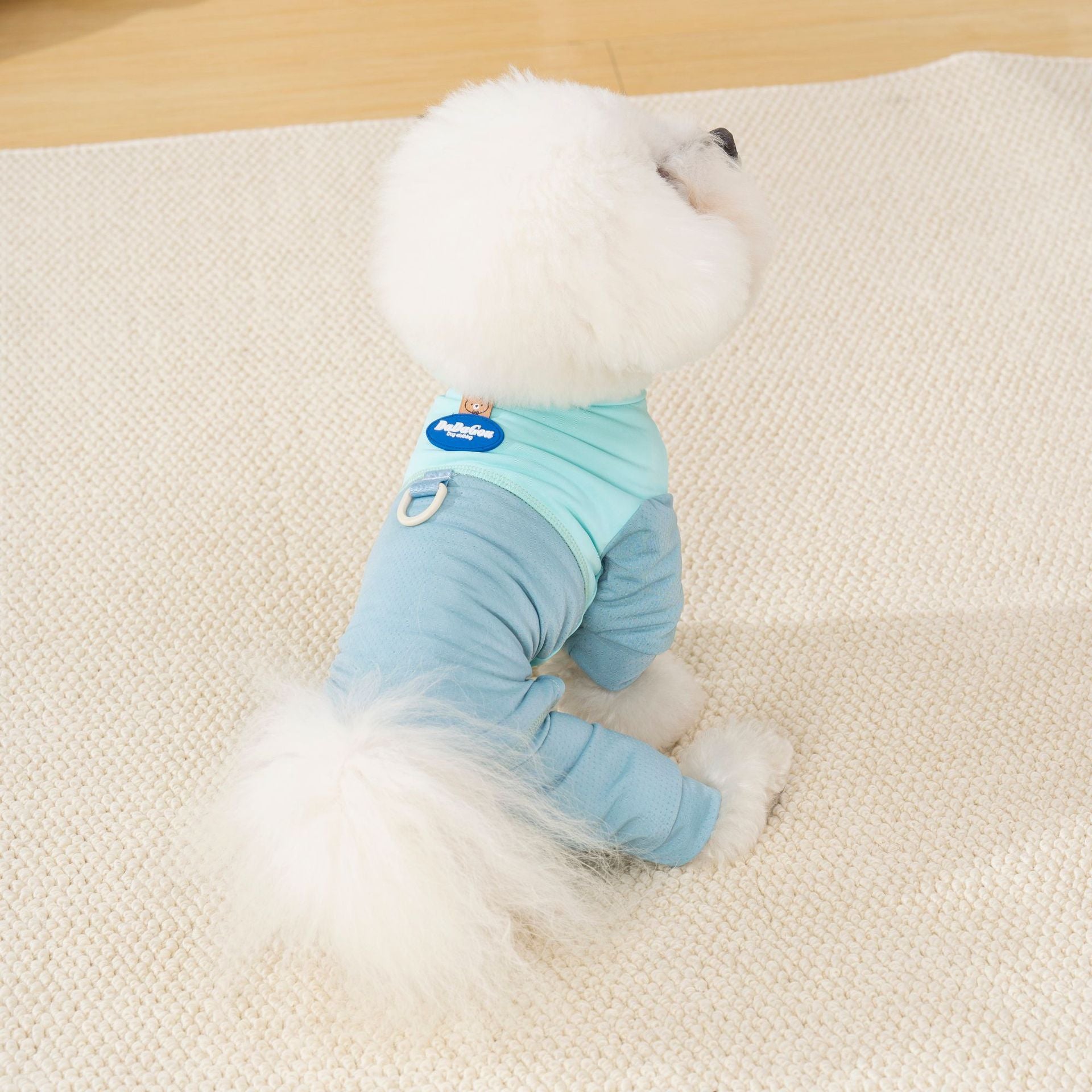 Breathable mesh four leg dog outfit, available in 3 colours, image 3