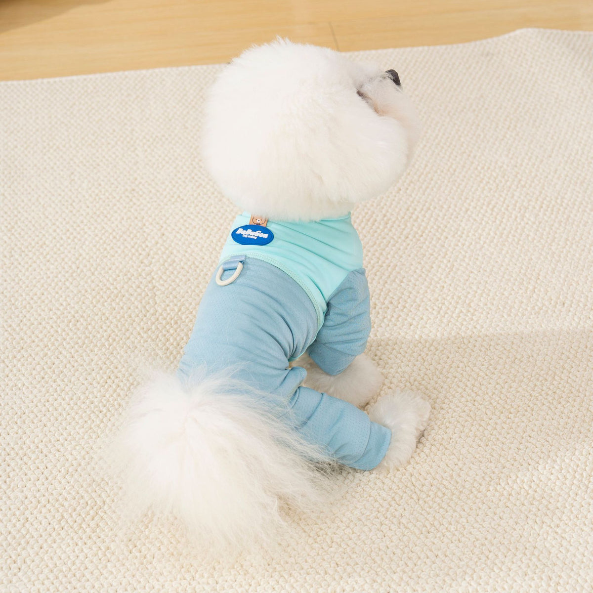 Breathable mesh four leg dog outfit, available in 3 colours, image 3