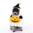 Soft polyester pumpkin ghost Halloween costume for small dogs