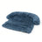 Fuzzy Blanket Pet Bed with Washable Removable Cover