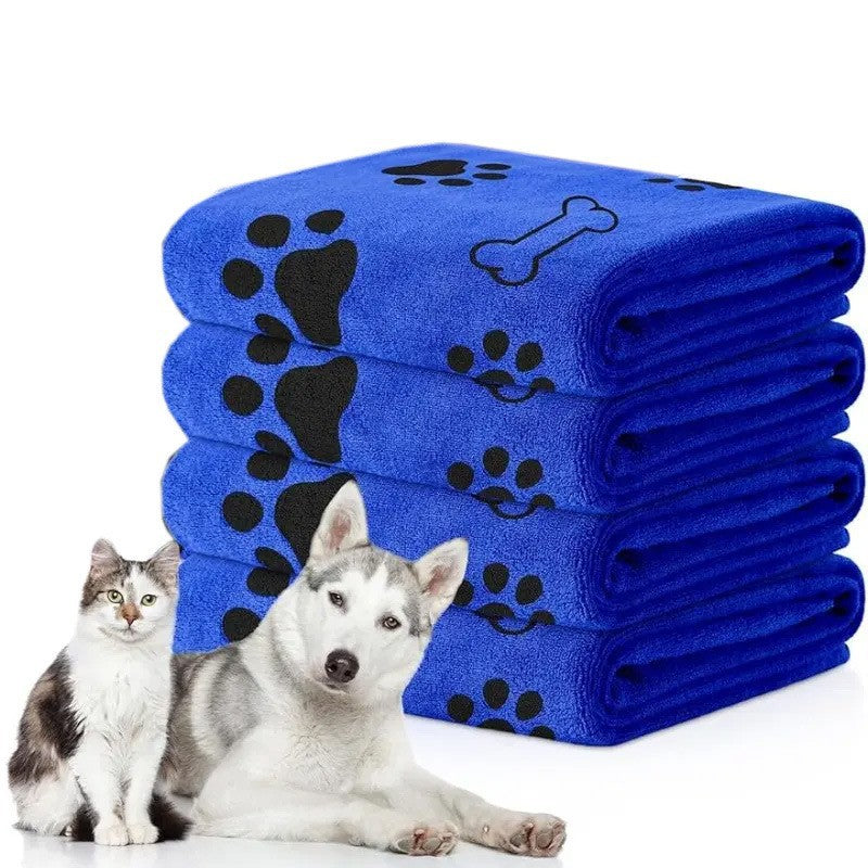 Absorbent pet bath towel for dogs and cats, additional product photo