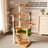 Pine green multi-level cat climbing tower with sleeping pods, photo 2