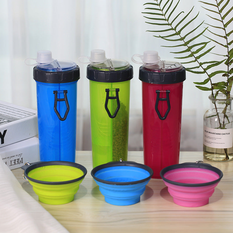 Portable Pet Food and Water Cup