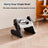 Adjustable Height Stainless Steel Pet Bowl, Single or Double Raised Feeder in Two Colours