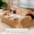 Removable washable round pet bed in moonlight beige flannel, view 7