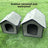 Outdoor waterproof EVA cat house for cats and small dogs, view 3