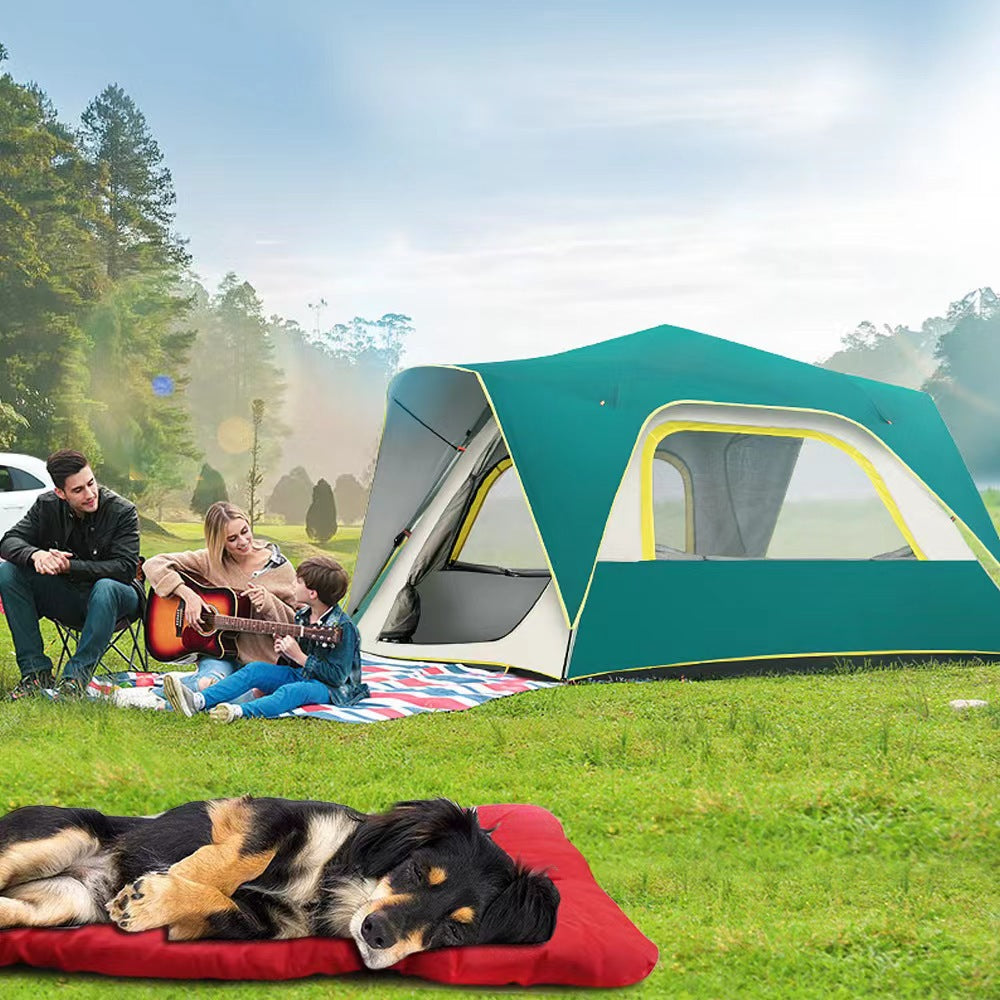 Foldable waterproof dog cushion and travel mat outdoors, photo 2