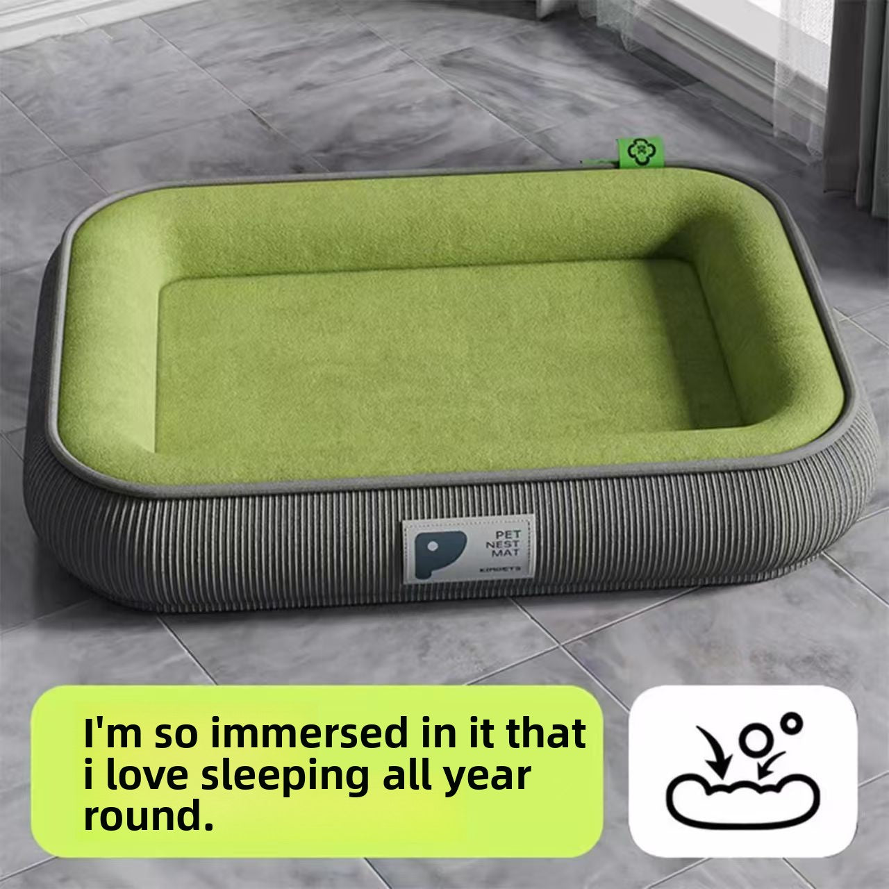 All-season warm pet bed and sofa cushion, main product photo