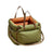 Waterproof PU leather dog car seat bed in green with cushion