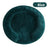 Plush round donut bed for cats and dogs in Apricot, further angle view
