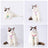 Colourful cat harness and lead set in purple and cloud blue