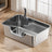 Stainless Steel Cat Litter Box, Front or Side Opening Anti-Splash