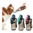 Flip-Top Foldable Plastic Pet Water Bottle with Secure Seal in Eight Colours for Walks