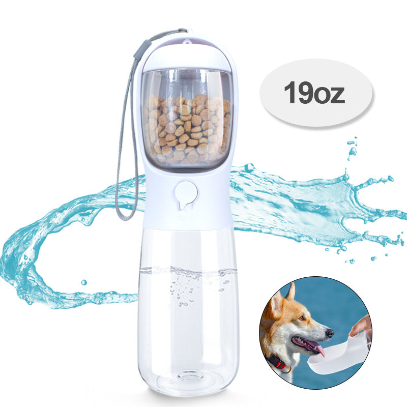 Portable Dual Function Pet Water and Food Cup with Detachable Design for Outdoor Trips