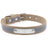 Reflective pet collar with steel name tag, 5 sizes available