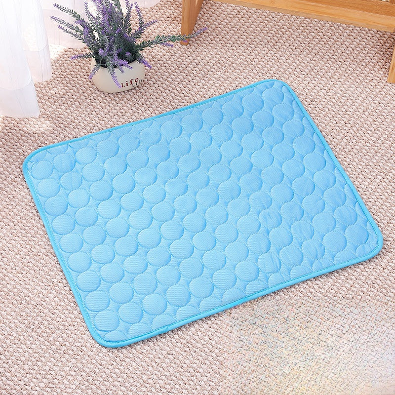 Blue ice silk pet cooling mat for cats and dogs, photo 11