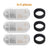 Folding replacement filter elements for pet water dispenser, view 5