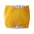 Reusable dog hygiene pants with hook and loop fastening, in use with a pet