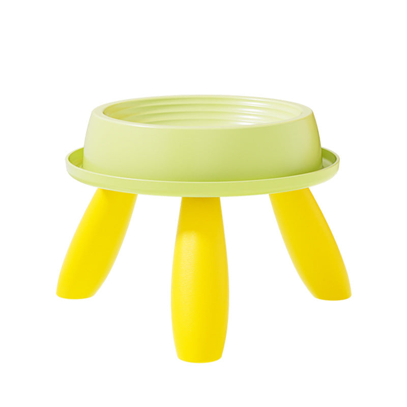 Elevated Pet Feeding Bowl with Non-Slip Base and Anti-Spill Design for Cats and Dogs