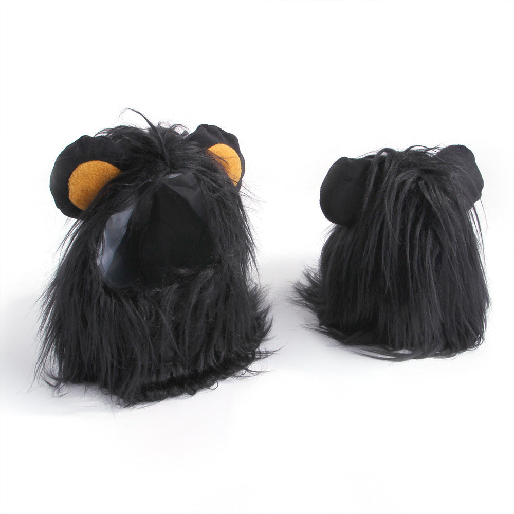 Black animal headpiece costume for dogs and cats, in Black, image 8