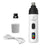 Mini LED Pet Nail Grinder with 3 Interchangeable Heads, Low Noise