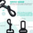 Elastic pet car seat belt lead in polyester webbing, product image 4