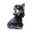 Plaid polo T-shirt for small dogs in Plaid, in a home setting
