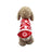 Christmas reindeer print fleece dog jumper, available in 2 colours, image 4