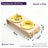 Curved Solid Wood Pet Bowl Stand with Ceramic Double Bowl in Glossy or Matte Colours