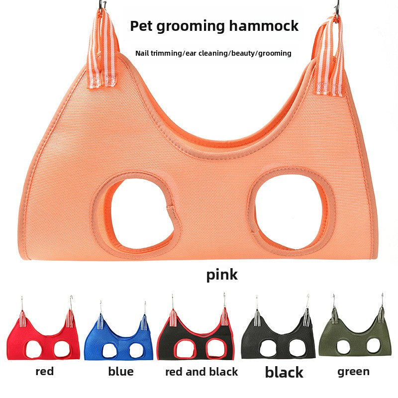 Multifunctional Pet Grooming Hammock and Washing Bag Set