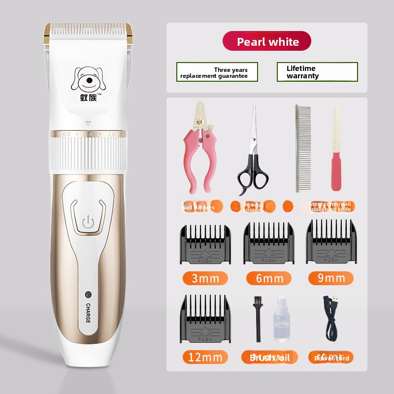 Quiet rechargeable pet hair clipper, photo 15 of 17