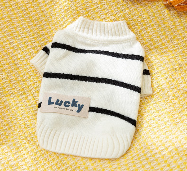 Striped warm jumper for cats and small dogs, available in 4 colours, image 15