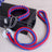 Nylon dog lead with ergonomic grip, 4 sizes available
