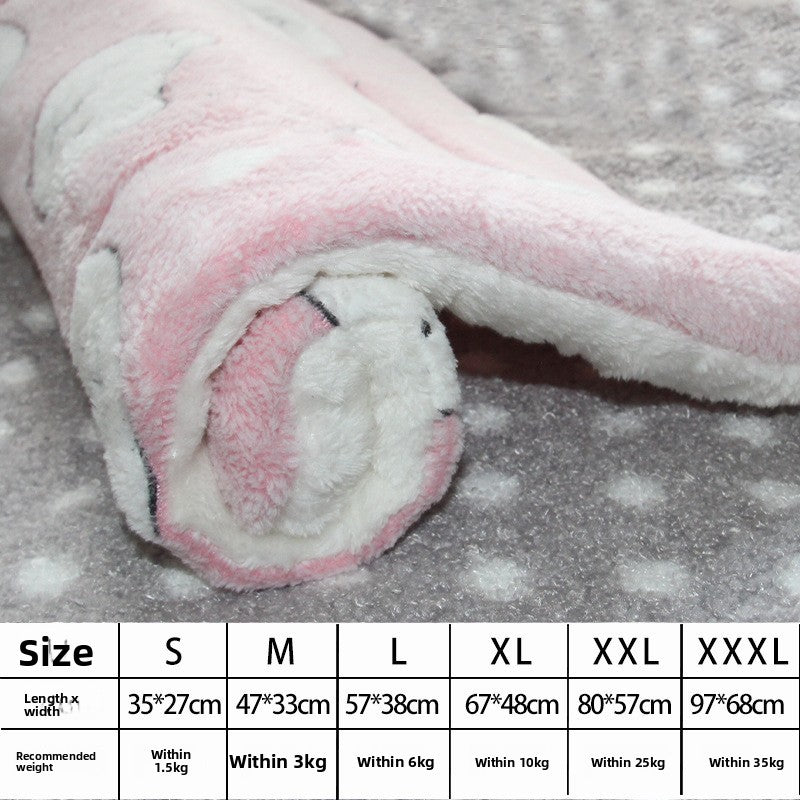 Thick soft pet blanket mat for dogs and cats, printed design, view 40 of 95