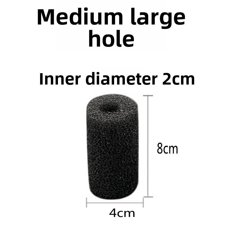 Stainless mesh aquarium filter intake guard with rubber connector, view 13