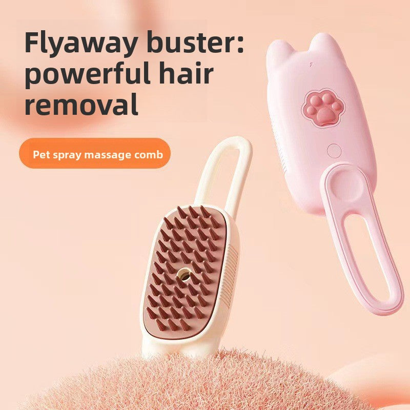 USB Electric Spray Grooming Comb for Dog and Cat Hair Care