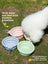 Foldable Food-Grade Silicone Pet Bowl for Travel in 350ml and 650ml Sizes for Pets
