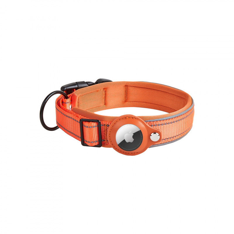 Nylon dog collar with built-in AirTag holder, tag not included, product image 33